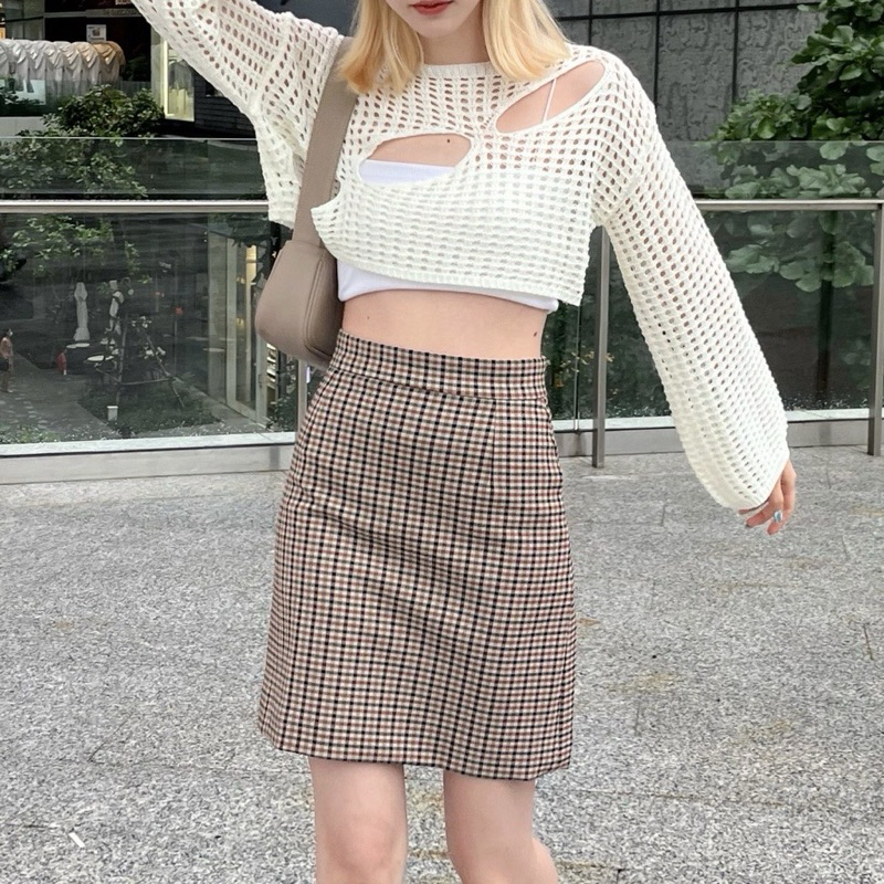 ส่งต่อ กระโปรงลายสก๊อตญี่ปุ่น ซับทั้งตัว kokiji - Brownie scott