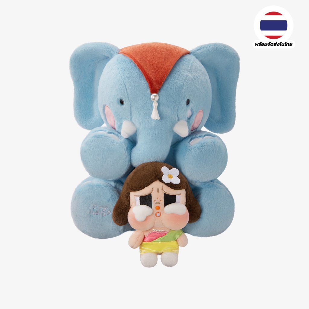 [แท้ % พร้อมจัดส่ง] Crybaby Hello Thailand Series-Plush Doll "Thailand Limited"