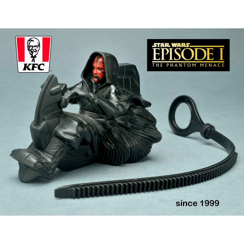 No.154 ของเล่น Fast Food Toy ของ KFC 1999 ชุด Menace Dart Maul Sith Speeder จากภาพยนตร์ Star Wars Ep