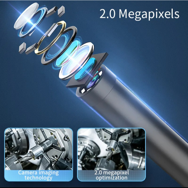 กล้องงู Endoscopic ANESOK W300 WIFI 2MP, ใช้ได้ทั้ง IOS และ Android สายต่อ 3  in 1