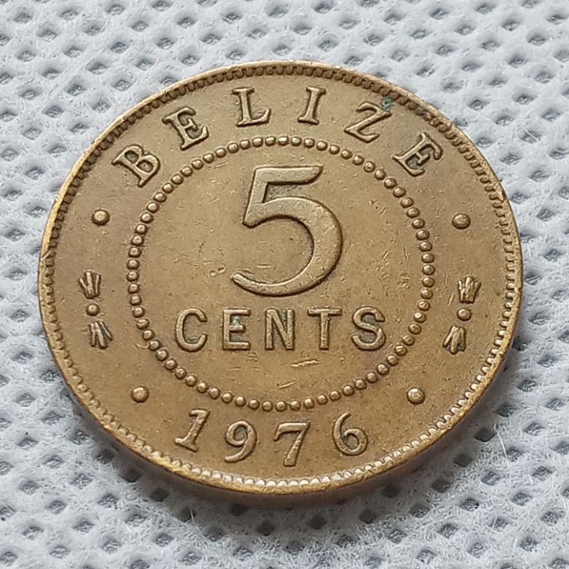 เหรียญ(2280)เบลิซ 5 Centa 1976