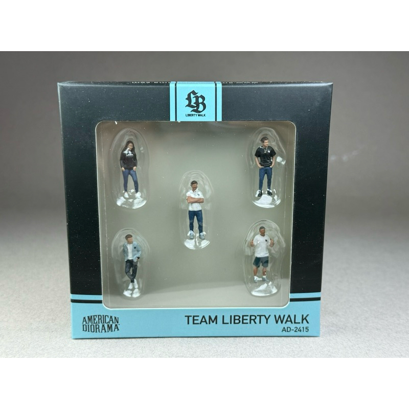 Figure Team Liberty Walk AD-2415 Scale 1:64 ยี่ห้อ American Diorama
