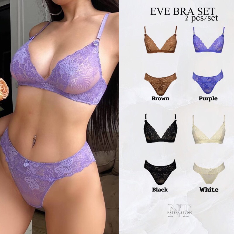 Nattha.Studio / Eve bra set 5523  เสื้อชั้นใน + กางเกงชั้นใน