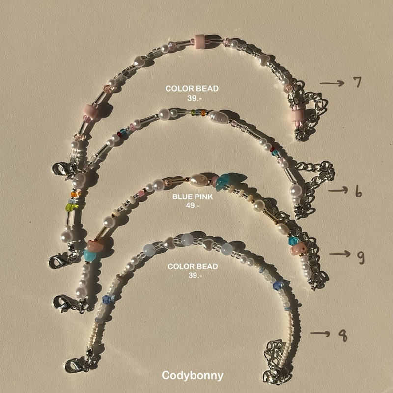 กำไลข้อมือ | Bracelet 🌷🛼🧚🏻‍♀️🫧🧃💅🏻🧶🧵🥽