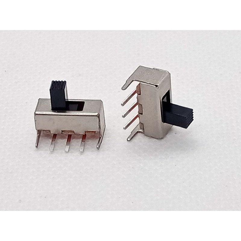 (แพ็ค2ตัว) SS12F23G4 สวิตช์สลับ แนวนอน 5P  ความสูงที่จับ 5mm. ขนาด6×13×11mm. พร้อมส่ง