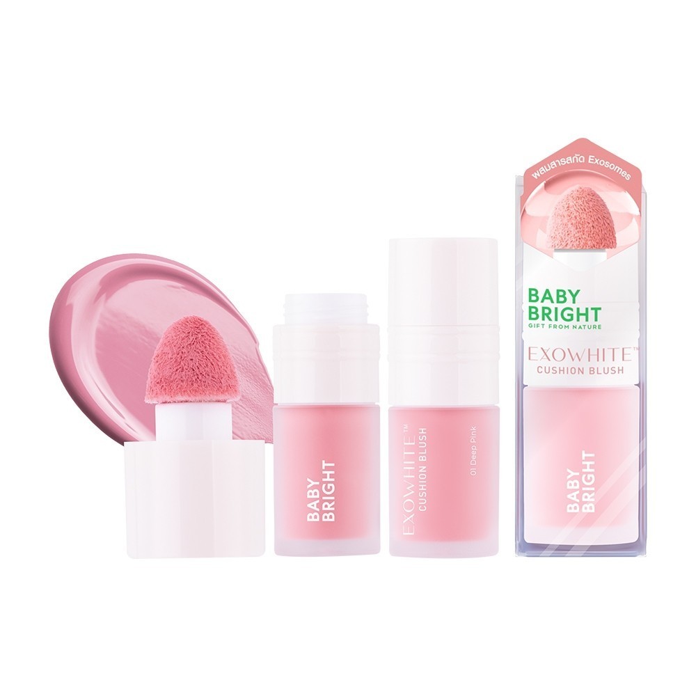 (1แท่ง) Baby Bright เอ็กซ์โซไวท์คุชชั่นบลัช 4ml เบบี้ไบร์ท