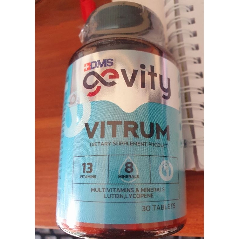 Gevity Vitrum Multivitamin (30 Tabs) จีวิตี้ ไวทรัม วิตามินรวม