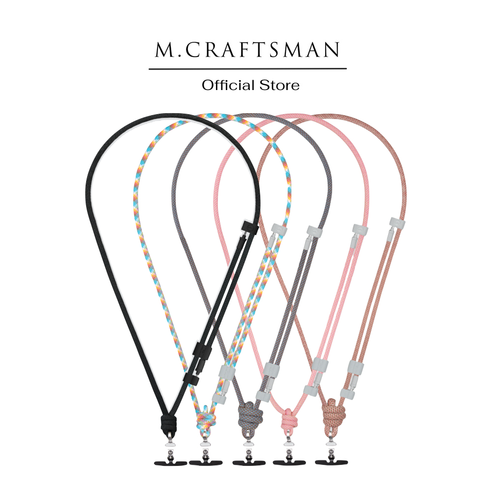 สายชาร์จและสายคล้องโทรศัพท์ 2-in-1 M.CRAFTSMAN Yoggle Power C to C