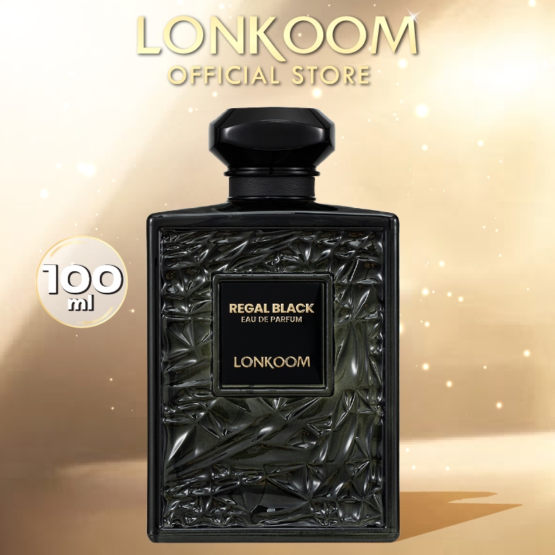 LONKOOM น้ำหอมผู้หญิง ผู้ชาย 100ml LONKOOM REGAL BLACK EAU DE PARFUM
