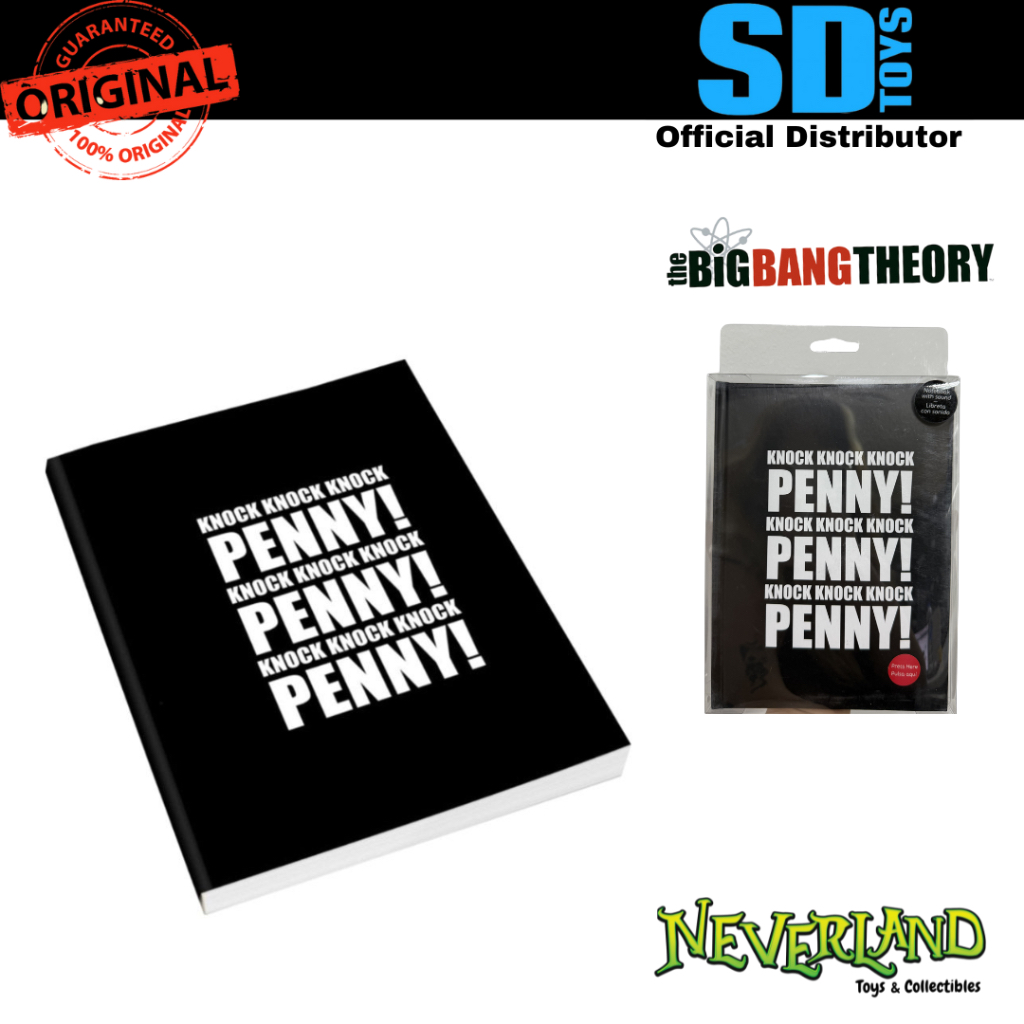 (SD Toys) The Big Bang Theory Notebook with Sound Knock Knock Penny