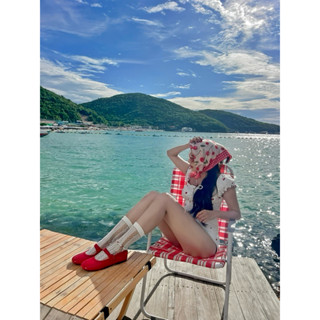 MARY JANE🫶🏻 รองเท้าคัชชู ผลิตจากช่างไทย🇹🇭 เข็มขัดเป็นรูปดอกไ…