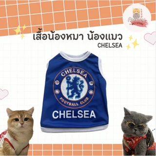 เสื้อหมา เสื้อแมว ลายทีมฟุตบอล (เบอร์ 1-6) ลายกีฬา เสื้อผ้าสัตว์เลี้ยง กระต่าย แฟชั่น ผ้านุ่ม ใส่สบาย
