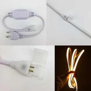 หัวจ่าย 220V ใช้ต่อกับไฟสายยาง neon flex สายStrip 5050 220V