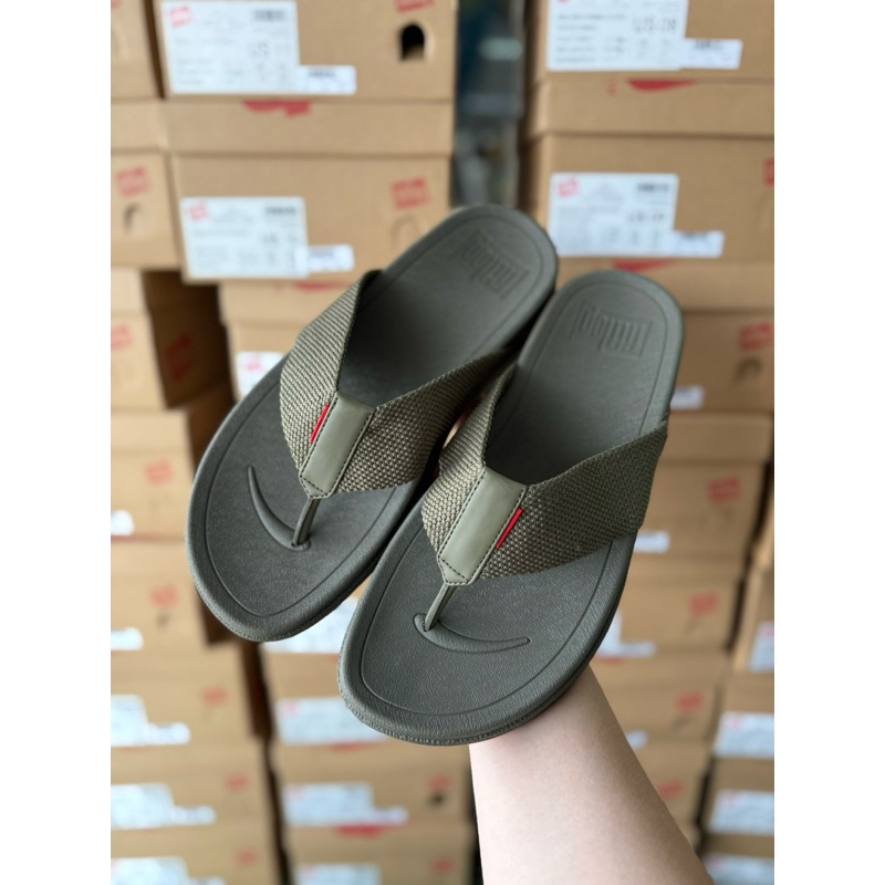 FITFLOP SURFER รองเท้าแตะแบบหนีบผู้ชาย รุ่นAQ2-B77 สีGREEN