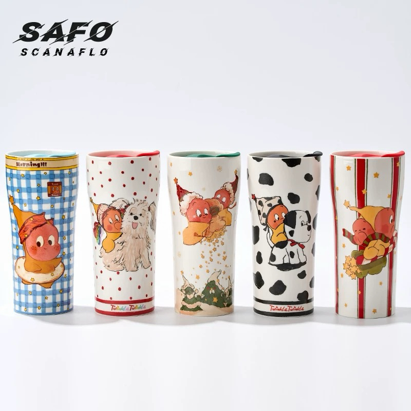 SOCCA HOME x TWINKLE TWINKLE กระบอกน้ำเซรามิค 2 ชั้น เก็บความเย็น/ความร้อนได้ 450 ml
