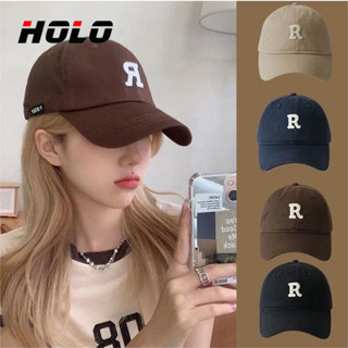 ตัวอักษรปัก หมวกเบสบอล สไตล์เกาหลี สันทนาการกลางแจ้ง หมวกเบส…