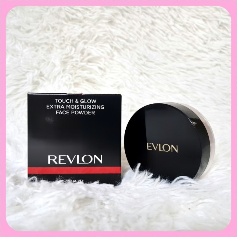 แท้ % Revlon Touch & Glow Loose Powder เรฟลอน แป้งฝุ่นทัช&โกลด์ 24 กรัม
