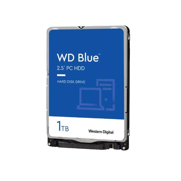 WD HDWD NB 1TB 5400RPM SATA3(6Gb/s) 2.5 INCH (ฮาร์ดดิสก์โน้ตบุ๊ค) 128MB 7MM 3Y Model : #WD10SPZX-3YE