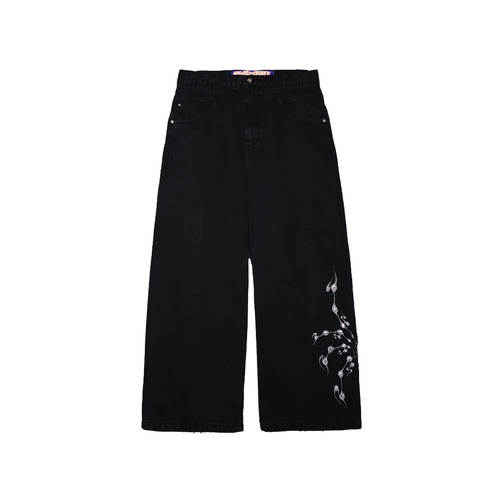 NWL24 NWL x BAT 05 Baggy Pant Blackfade กางเกงขายาว