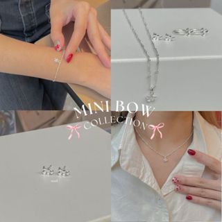 SissyJewelry // mini bow collection 🎀ྀིྀི (earring/ necklace…