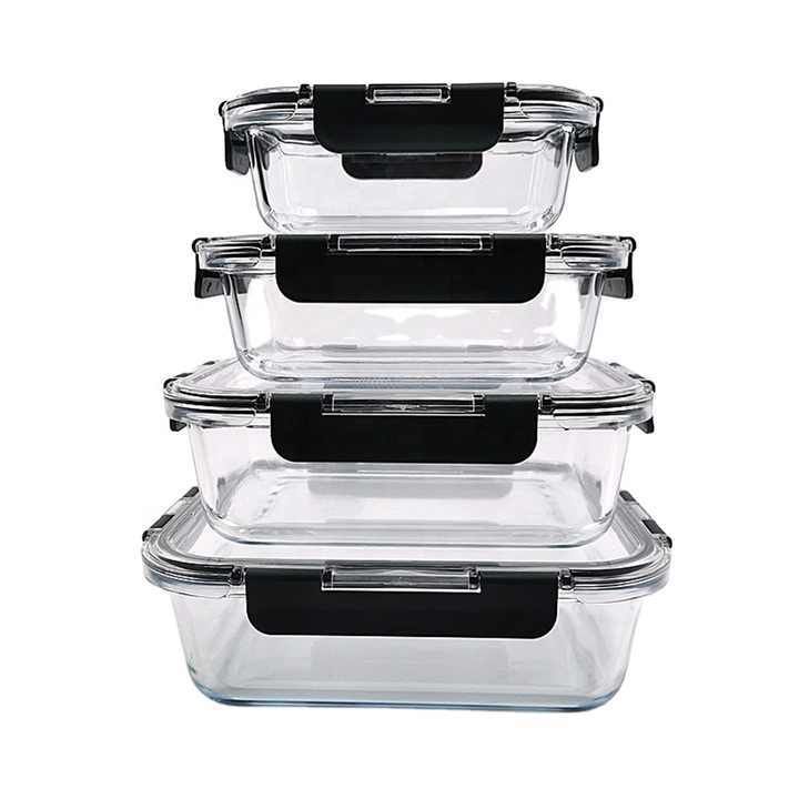 King-carmate กล่องถนอมอาหาร ผลิตจากแก้ว Borosilicate Glass มีความแข็งแรง ทนต่อการกระแทก พร้อมส่ง