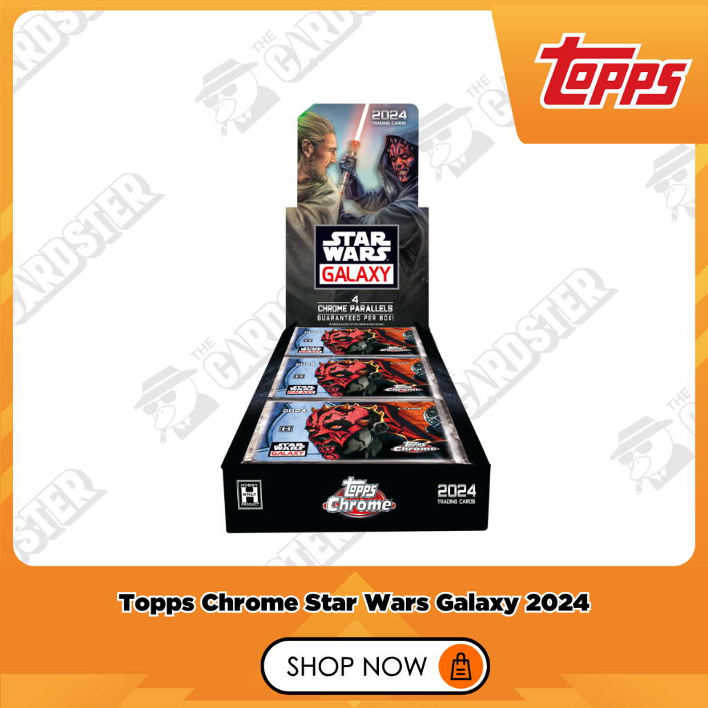 (พร้อมส่ง) 2024 Topps Star Wars Chrome Galaxy กล่องน้องใหม่จักรวาลสตาร์วอ ห้ามพลาด !!!!!
