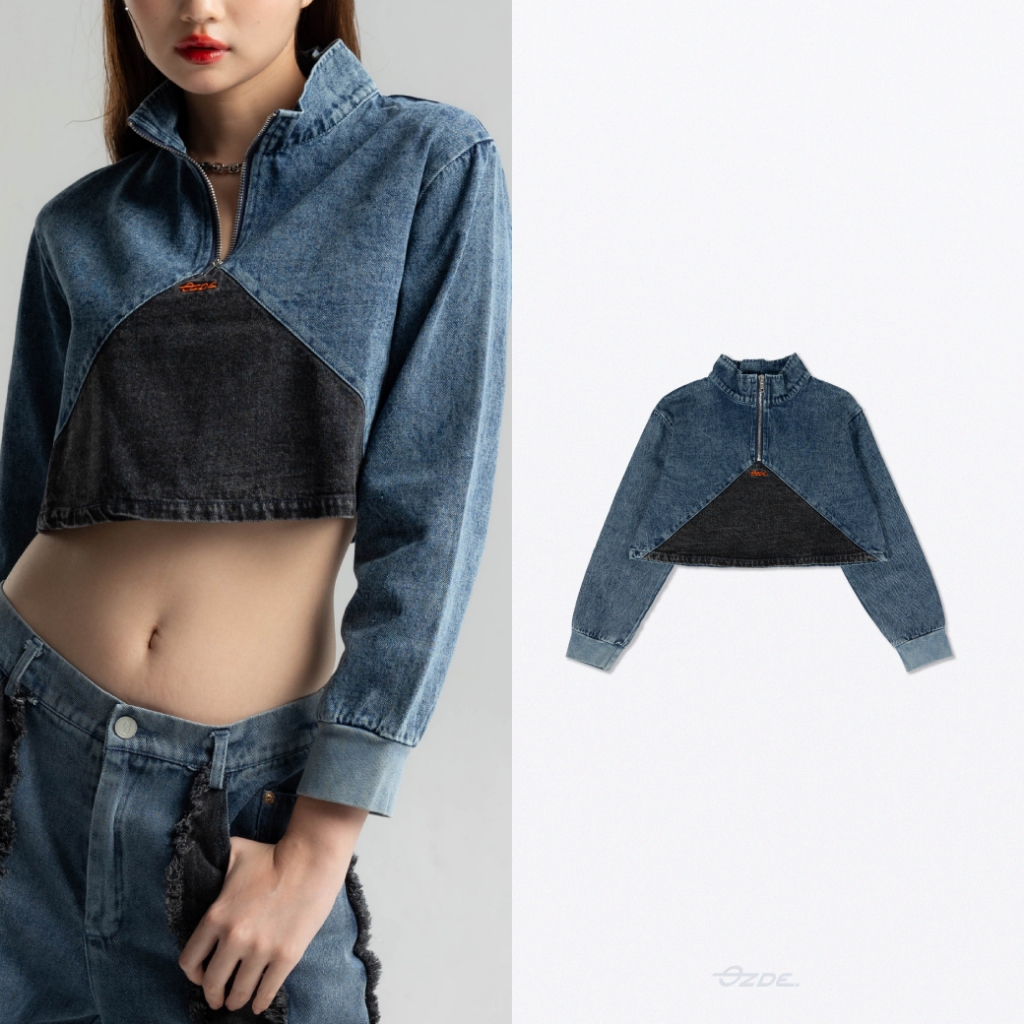 OZDE. - เสื้อครอปยีนส์ รุ่น OZ BERMXDA