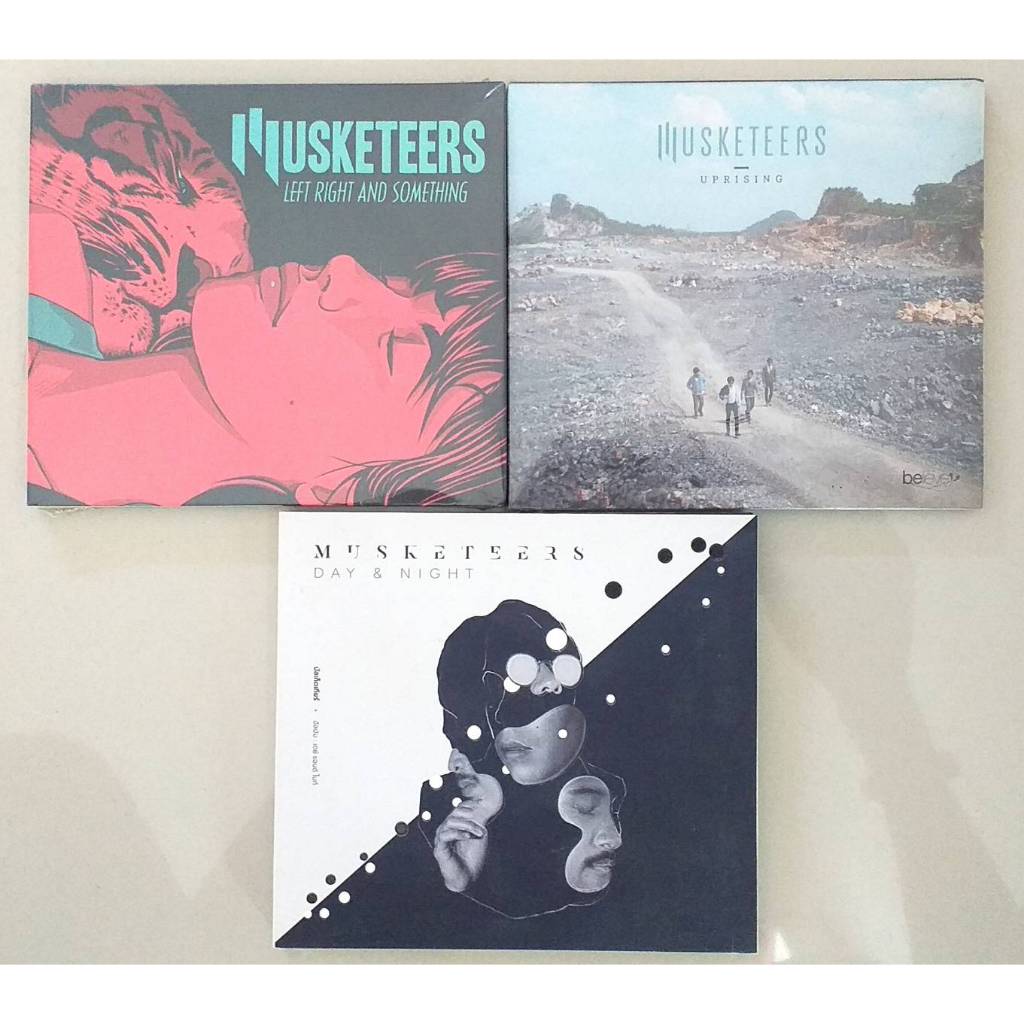 CD Musketeers 3 อัลบั้ม/Left Right And Something/Uprising/Day & Night