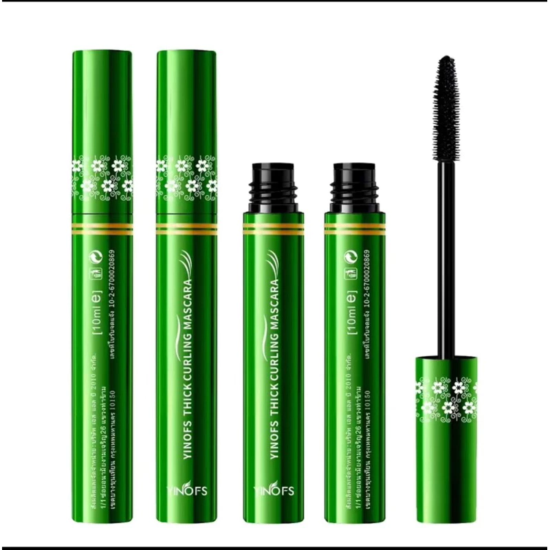 333 (ใหม่/แท้) ฉลากไทย มาสคาร่าเขียว อายไลเนอร์เขียว กันน้ำ ติดทนยาวนาน THICK CURLING MASCARA