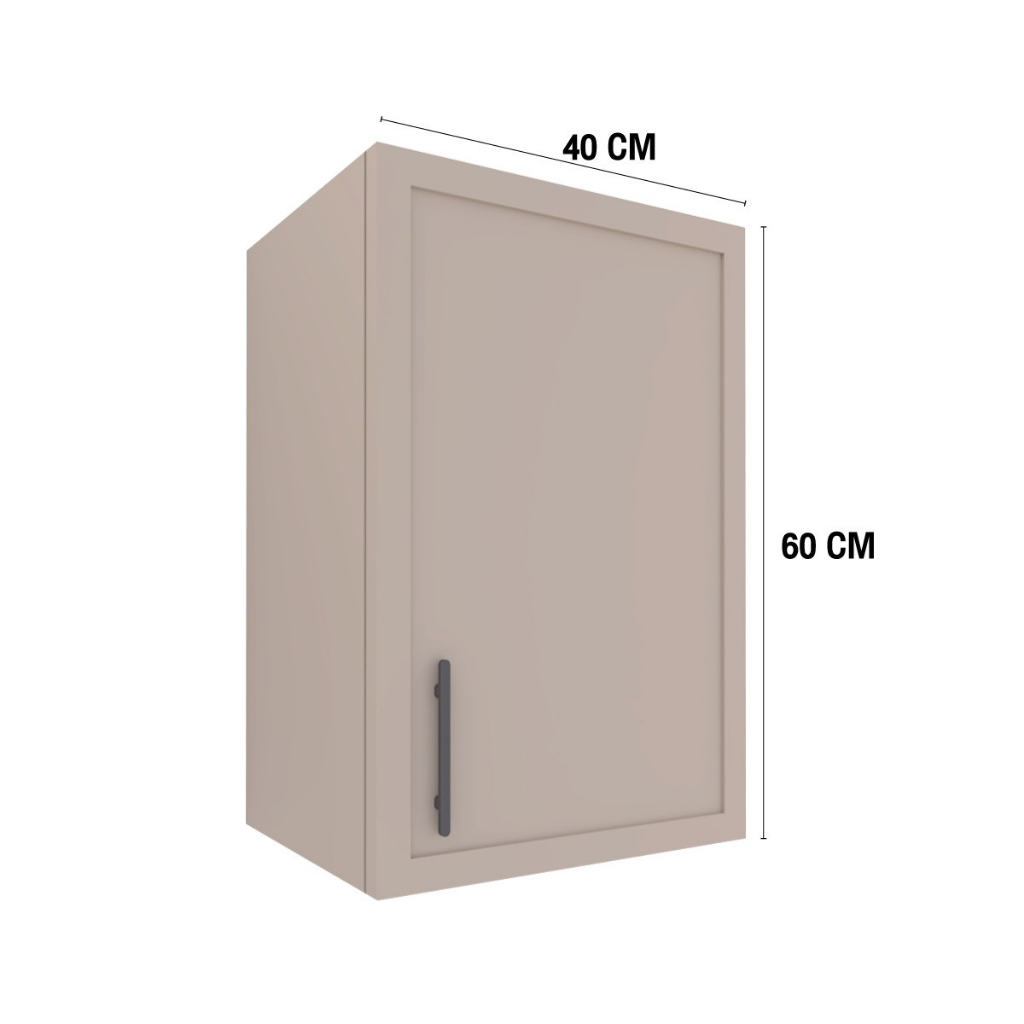 ตู้แขวน รุ่น slim shaker series  by MJ Kitchen Solutions สีBE