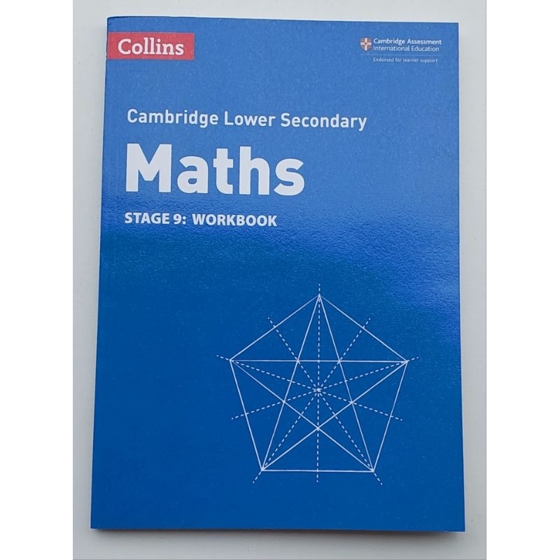 หนังสือ แบบฝึกหัด คณิตศาสตร์9 Cambridge Lower Secondary Maths Stage9 WORKBOOK  203Page