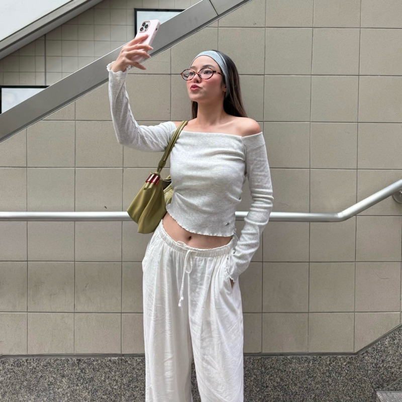 Reverie | Samy Top (polkadot/black/white/grey)