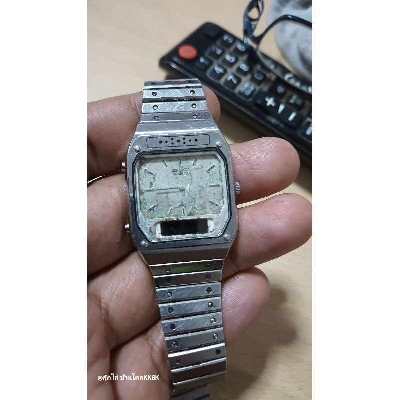 1980 นาฬิกาข้อมือ VINTAGE SEIKO ANA DIGI WATCH MODEL H249-5070 MADE IN JAPAN มือสองจากญี่ปุ่นครับ ตา