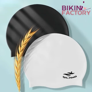 BIKINI FACTORY หมวกว่ายน้ำ หมวกว่ายน้ำซิลิโคน หมวกคลุมผม ✅ กันน้ำ ใส่สบาย สําหรับผู้ใหญ่ BK-234
