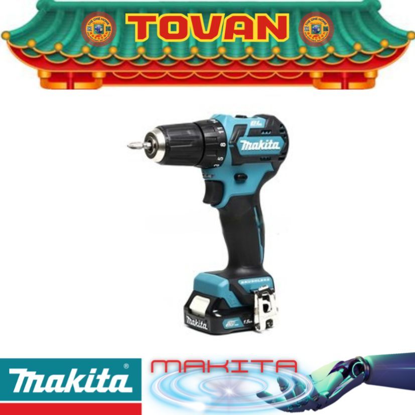 MAKITA สว่านไขควงไร้สาย 12 โวลต์ ขนาด 3/8 นิ้ว รุ่น DF332DWYE # ออกใบเสร็จ-ใบกำกับภาษีได้ครับ