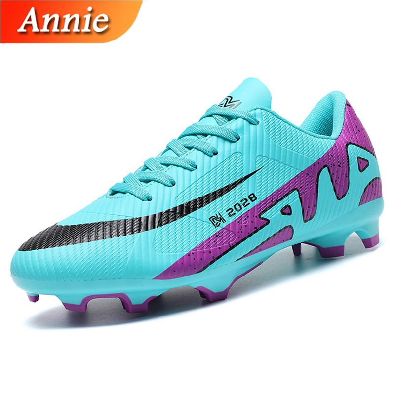 Annie การจัดส่งภายใน 24 ชั่วโมง เด็กๆ 35-44 รองเท้าฟุตบอล Soccer Shoes FG