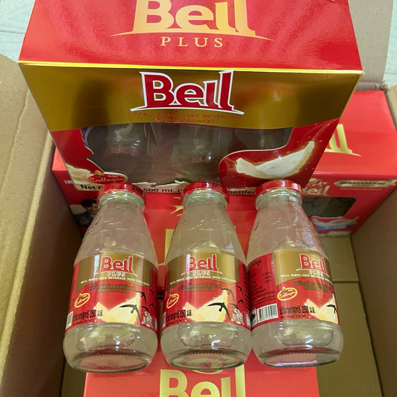 12 ขวด รังนก แท้ เครื่องดื่ม รังนก เบล Bell bird's nest beverage real หอม กลมกล่อม เพื่อสุขภาพ ได้เย
