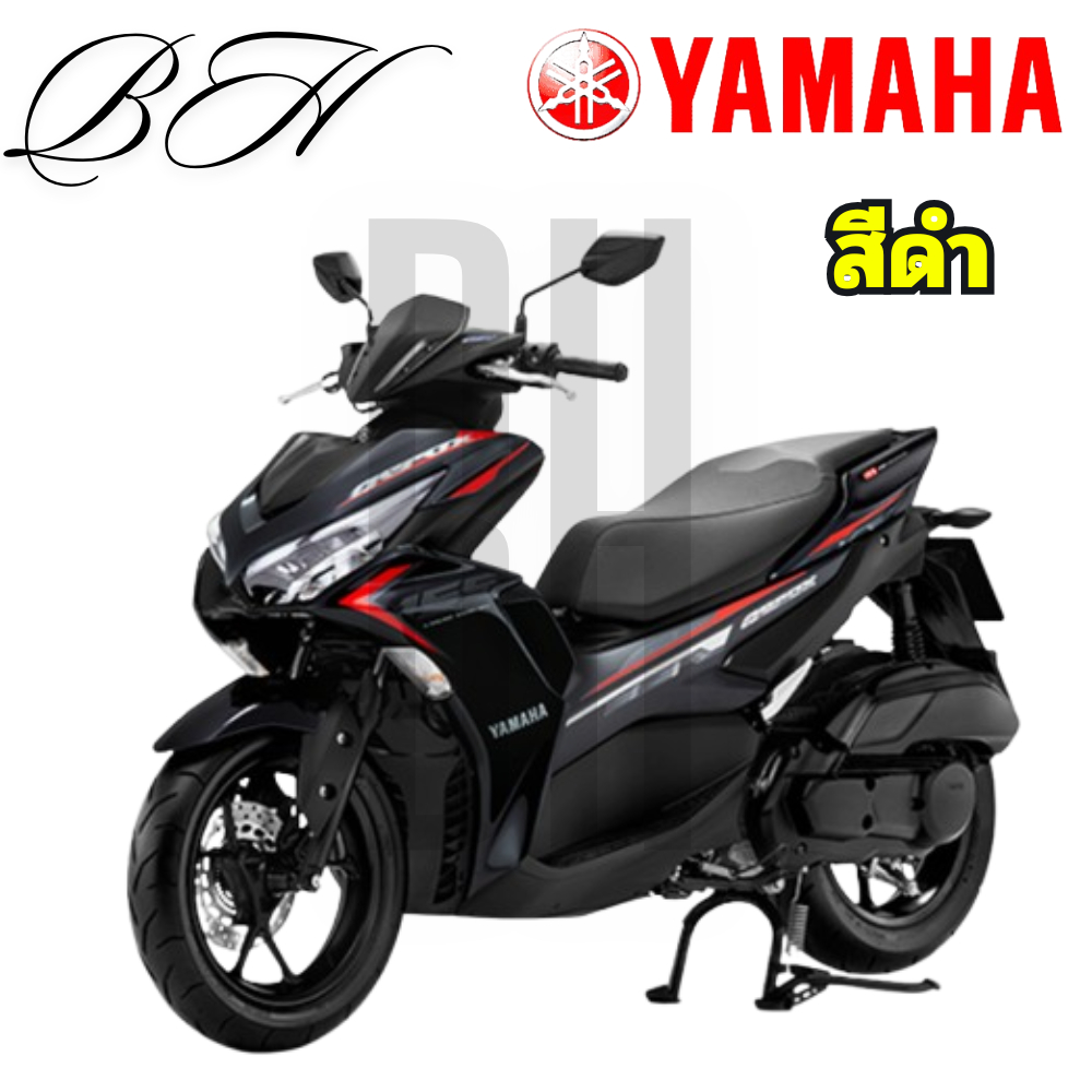 ชุดสี แฟริ่ง เฟรม GDR155-A AEROX BBR สีดำ YAMAHA AEROX 155 2024 ของแท้ YAMAHA