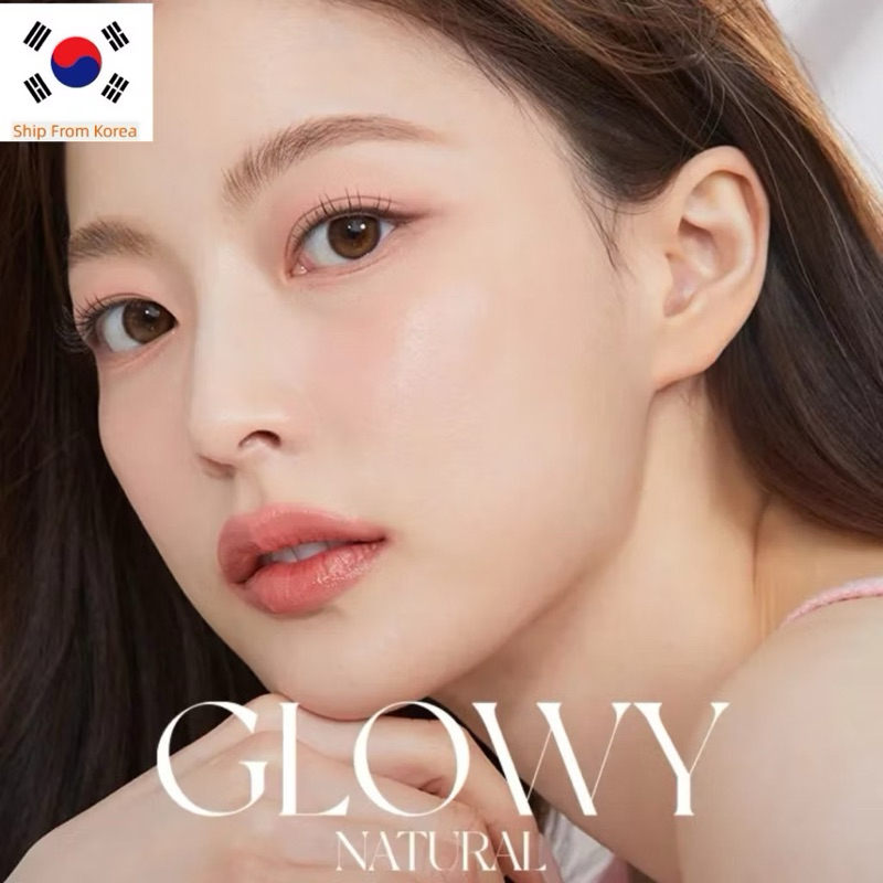 Olens GLOWY NATURAL LATTE BROWN คอนแทคเลนส์ แบ่งขายเป็นคู่ แท้100% ไม่มีค่าสายตา (0.00)