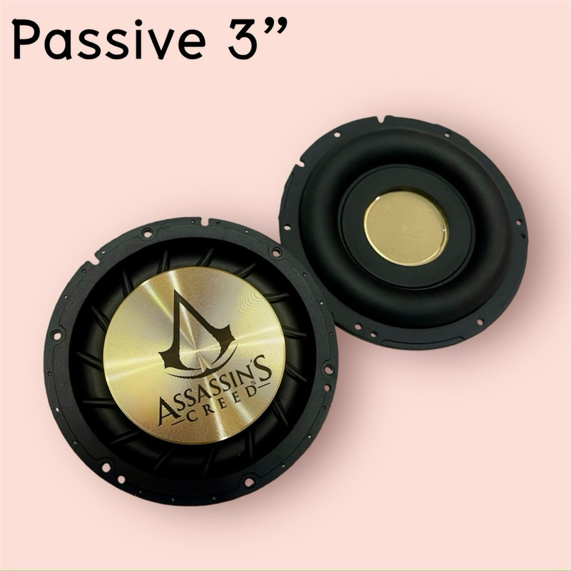 พาสซีฟ 3 นิ้ว Assasins Passive radiator พาสซีฟลำโพง ดอกพาสซีฟ เพิ่มเสียงเบส ลำโพงบลูทูธ DIY