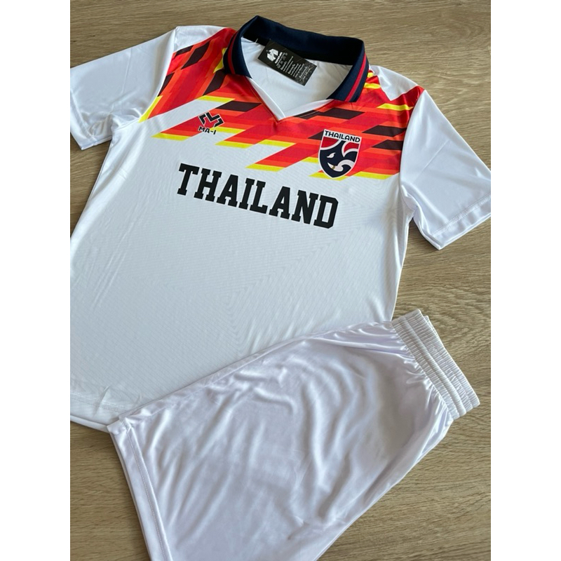 ชุดกีฬา (เสื้อ+กางเกง) MA-I minimal พร้อมเฟกใหม่สี และไทยเเลนดคาดอก (กางเกงเปล่า)