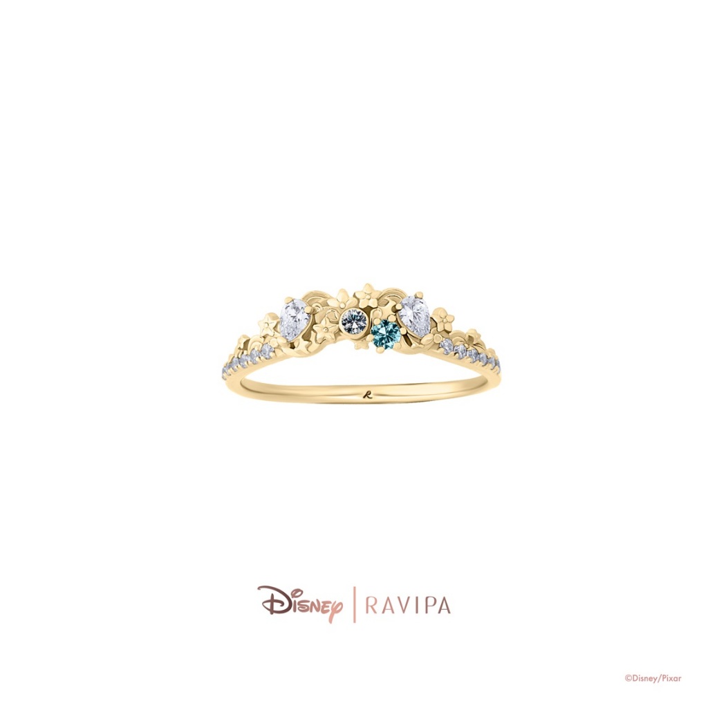 Ravipa | Moana Tiara Gold Ring  -  แหวน