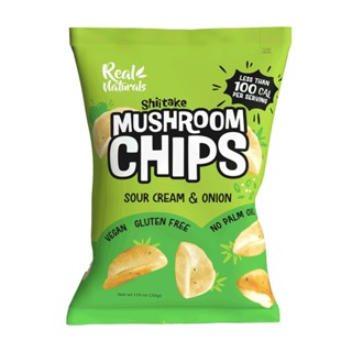 Shitake Mushroom Chip Sour Cream & Onion  ขนมข้าวเกรียบเห็ดห…