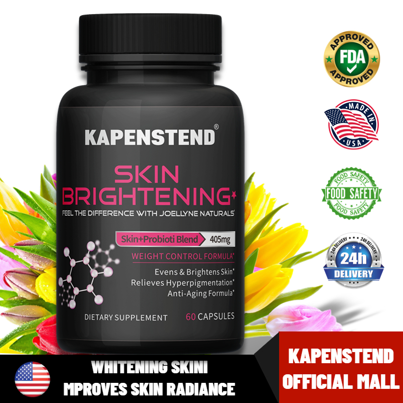 KAPENSTEND กลูต้าไธโอน แคปซูล สูตรวิตามิน ลดสิว ลดริ้วรอย ชะลอวัย 60 แคปซูล