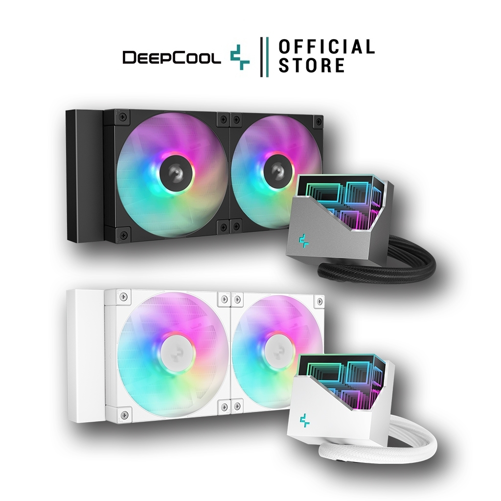 DEEPCOOL LT240 ARGB (BLACK) CPU LIQUID COOLER (ระบบระบายความร้อนด้วยน้ำ)