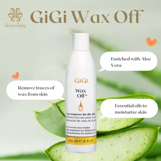 GiGi Wax Off / โลชั่นใช้ทำความสะอาดคราบแว็กซ์หลังจากการกำจัดขน / Post-Wax Treatment 8 oz / GiGi 0880