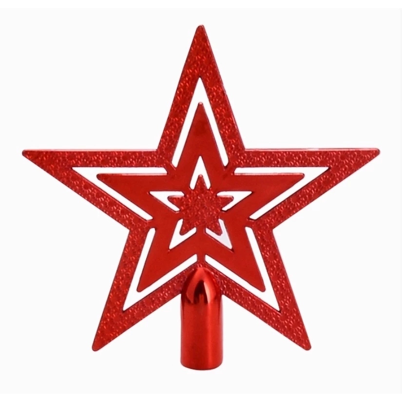 ดาว 3 ชั้น ดาวประดับยอด ต้นคริสมาส คริสมาส Christmas Tree Topper Star Decorations - รูปที่ 5