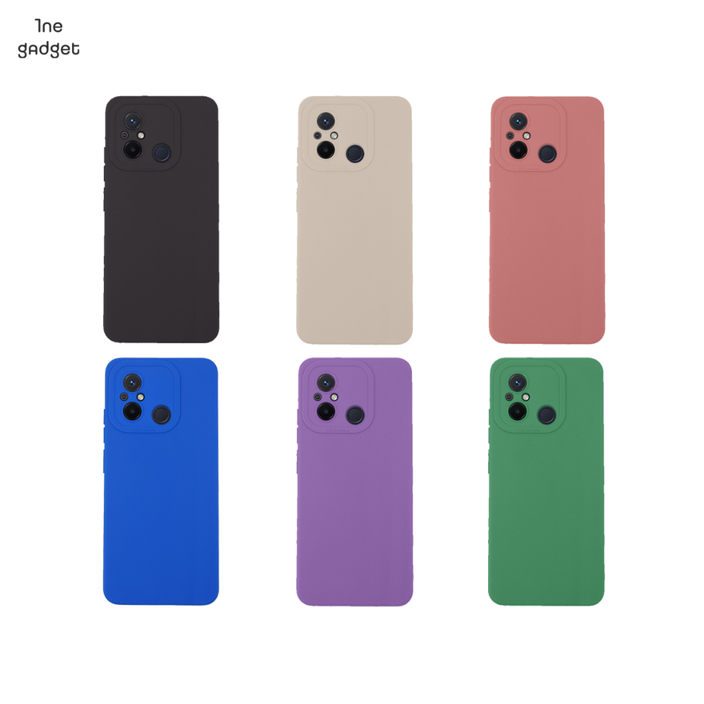 เคส สำหรับ Xiaomi Redmi 12C เคสซิลิโคนนิ่ม กันกล้อง สีพาสเทล TPU หนา