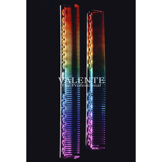 VALENTE Rainbow Secondary comb หวีรองซอยสีรุ้ง แบบสั้นและแบบ…