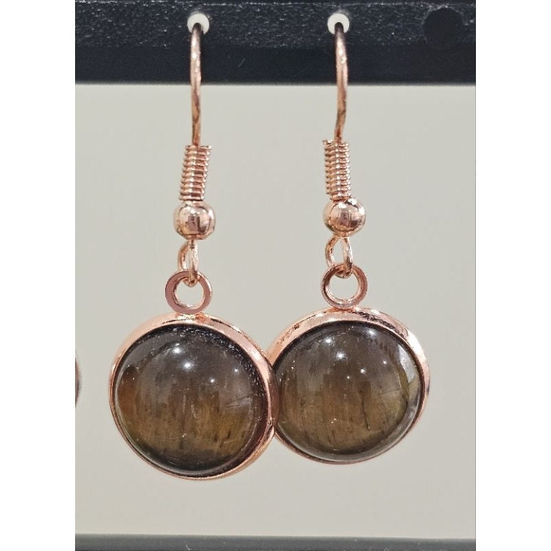 Earring Tiger Eye Stone